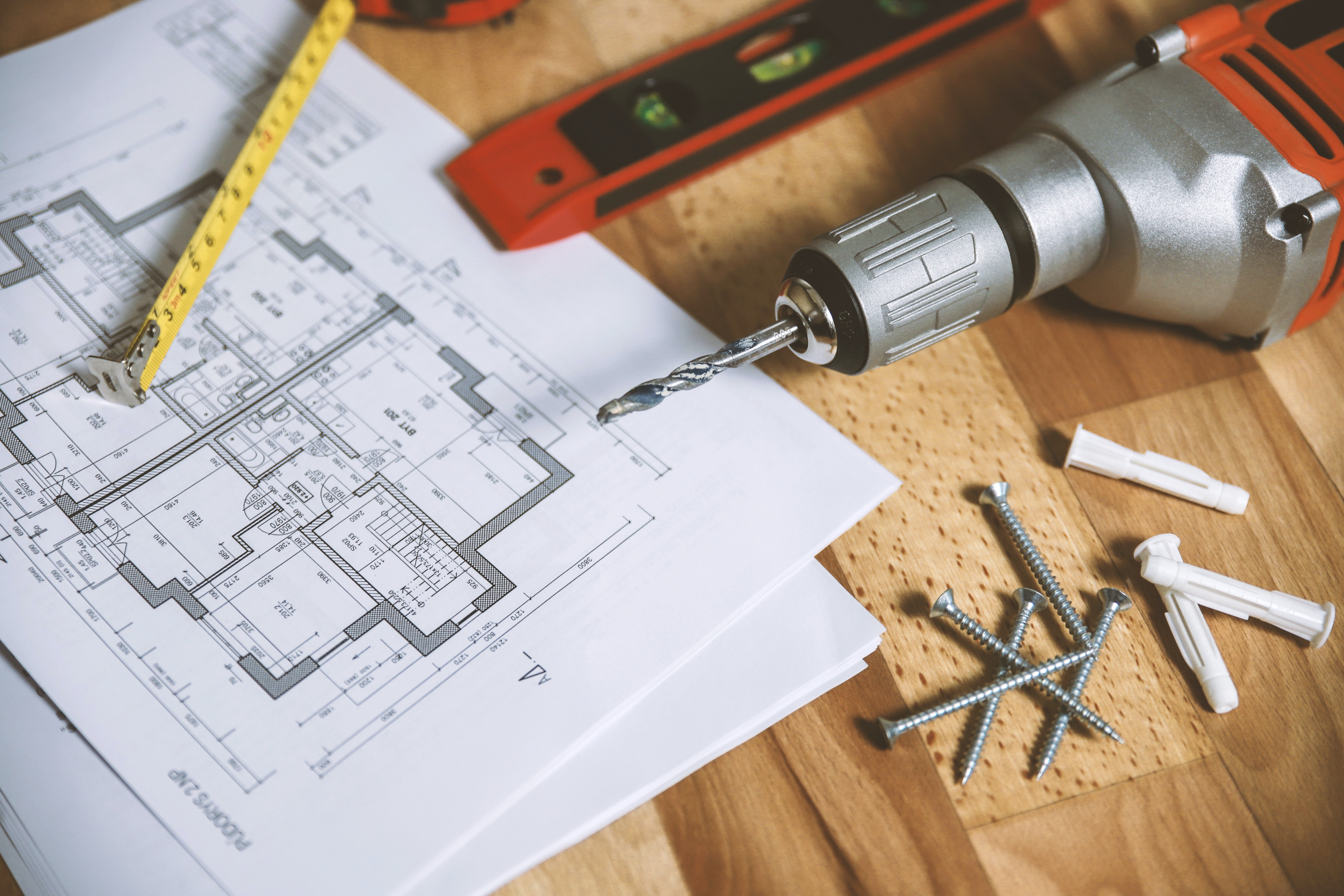 building plan papers